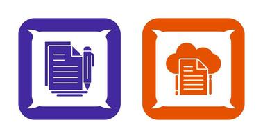 Document and File Icon vector