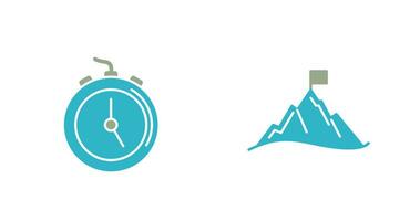 Deadline and Mission Icon vector