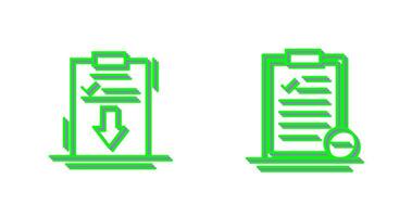 Download and Remove Icon vector