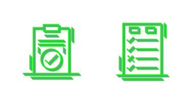 Today to Done Check List and Checkmark Icon vector