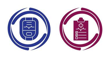 Oximeter and Medical Icon vector