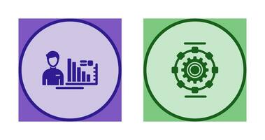 Consulting and Automated  Icon vector