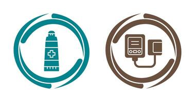 Ointment and Blood Icon vector