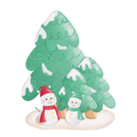 cute snowman happy time Christmas png