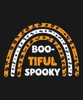 New Halloween Typography T-shirt Design vector