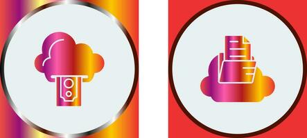 Cloud Computing and Cloud  Icon vector