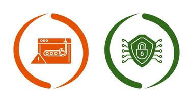 Phishing Password and Security Icon vector