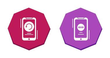 Restart and Remove Icon vector