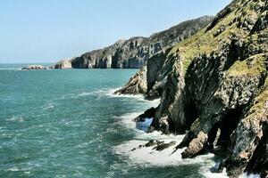 A view of the Anglesey Coastline in North Wales photo