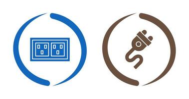 Socket and Plug Icon vector