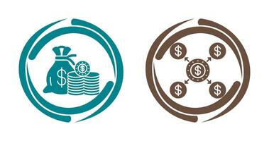 Saving and Distribution Icon vector