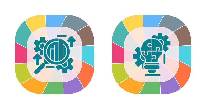 Analysis and Problem  Icon vector