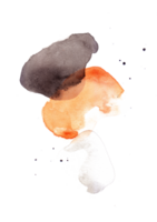 abstrakt årgång vattenfärg måla element png