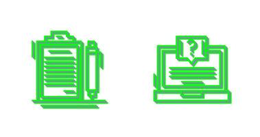 Contract and Question Icon vector