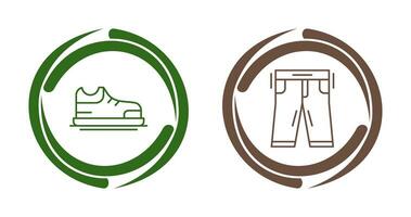 Shoes and Pants Icon vector