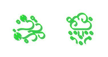 Blizzard and Hail Icon vector
