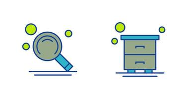 Search and Table Icon vector