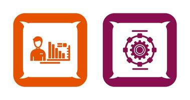 Consulting and Automated  Icon vector