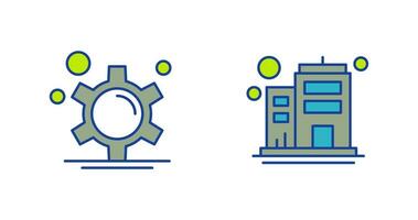 Gear and Company Icon vector