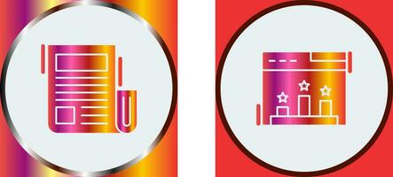News and Ranking Icon vector