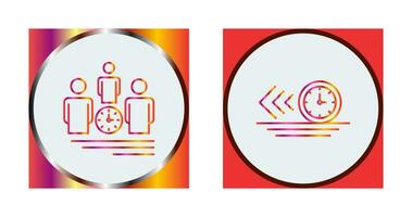 Time Management and Time Management Icon vector