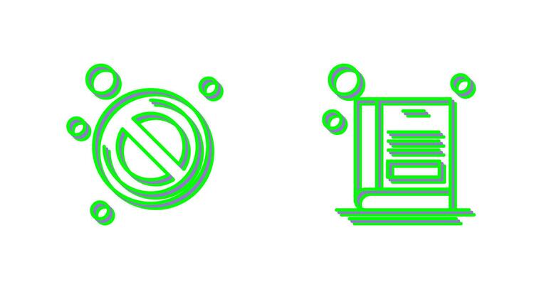 Forbidden and Book Icon
