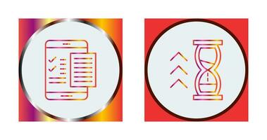 Check List and Quick Response Icon vector