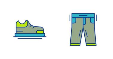 Shoes and Pants Icon vector