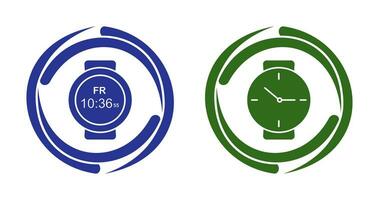 Sports Watch and Wrist Watch Icon vector