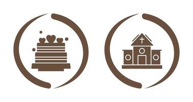 Wedding and Church Icon vector