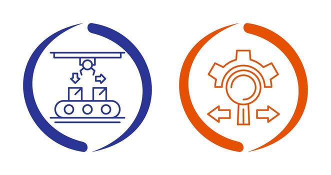 herramientas y idea icono vector