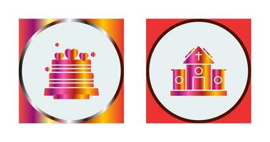 Wedding and Church Icon vector