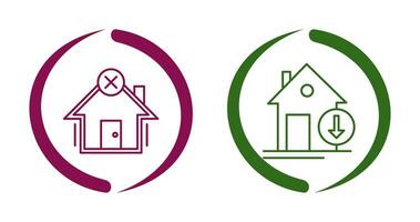 Non Verify and Download Icon vector