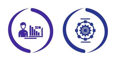 Consulting and Automated  Icon vector