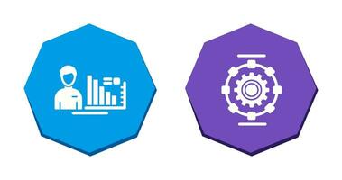Consulting and Automated  Icon vector