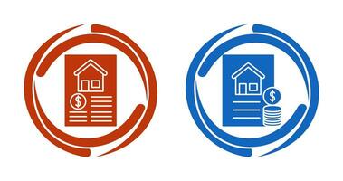 Document and Financial Icon vector