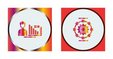 Consulting and Automated  Icon vector