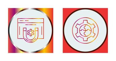 Folder and Repair Icon vector