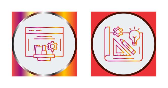 Expense and Develoment Icon vector