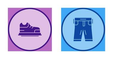 Shoes and Pants Icon vector