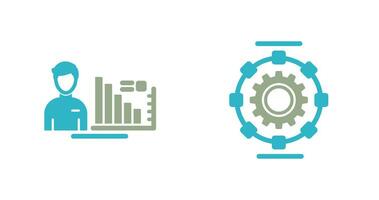 Consulting and Automated  Icon vector