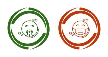 Vomit and Mask Icon vector