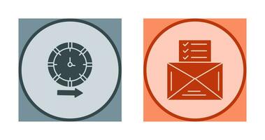 Direction and Check List Icon vector