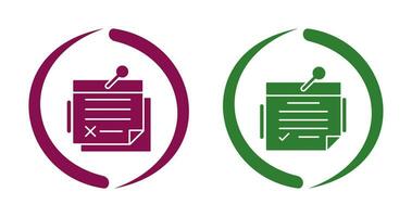 Note and Note Icon vector