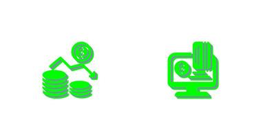 Money Loss and Online Payment Icon vector