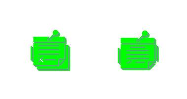 Note and Note Icon vector