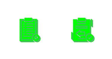 Favourite and Return Icon vector