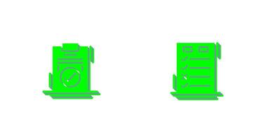 Today to Done Check List and Checkmark Icon vector