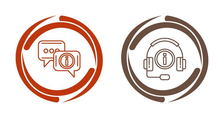 chat box and informatiion Icon