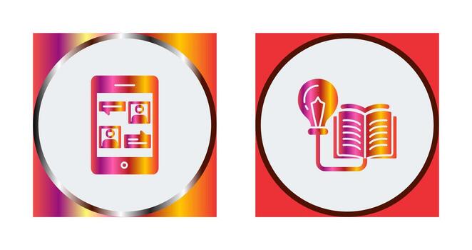Conversation and Knowledge Icon vector